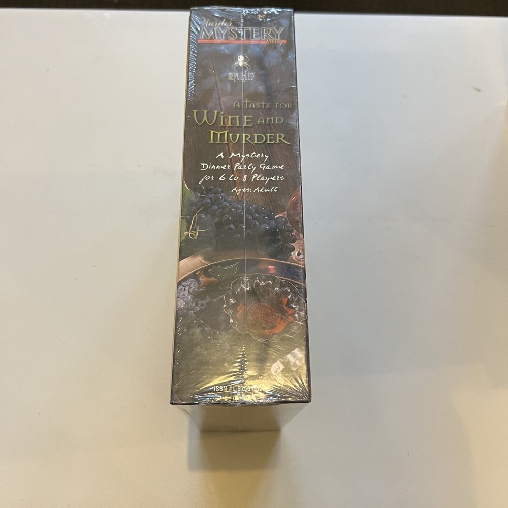 New & Sealed Murder Mystery Party Game: A Taste for Wine and Murder - Picture 5 of 5